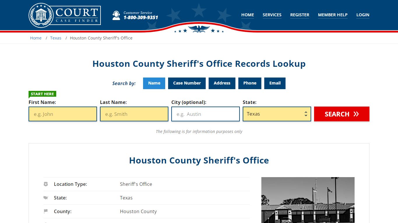 Houston County Sheriff's Office | Crockett, TX Public Records